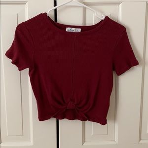 Maroon Holister Shirt